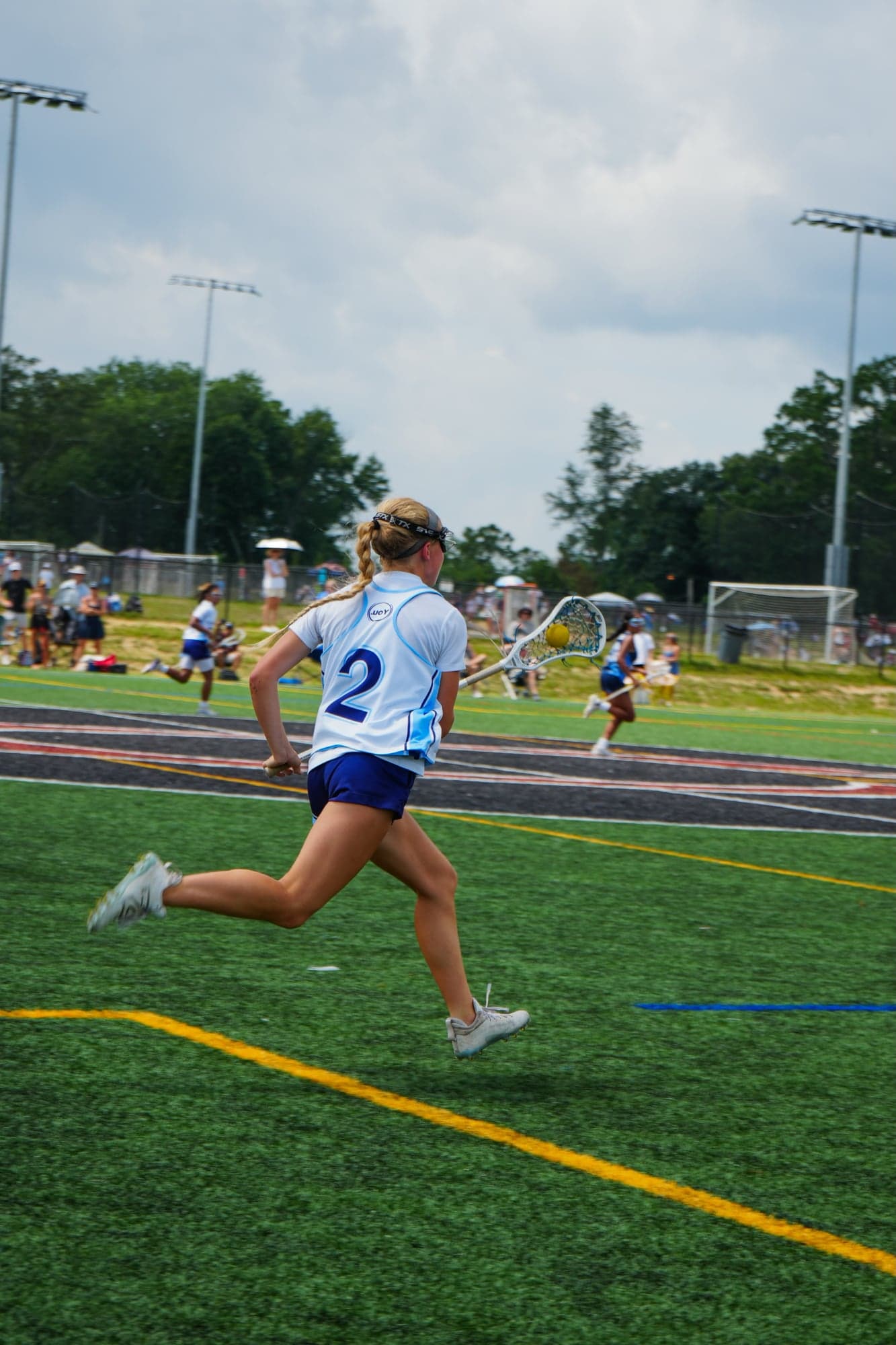 You. First team at golden hour on the practice field
